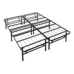 Black Queen Platform Bed Frame by Amazon Basics