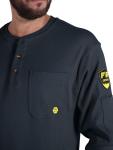 Navy Blue Long Sleeve Fire Resistant Shirt