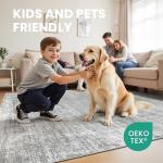 Zesthome 8x10 Washable Non-Slip Area Rug