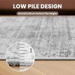 Zesthome 8x10 Washable Non-Slip Area Rug