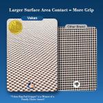 Veken Extra Thick Non-Slip Rug Pad 8x10 Ft