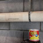 Waterproof Flex Tape, 4" x 5', Clear