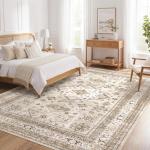 Soft Vintage 5x7 Area Rug for Living Room