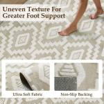 Beige Super Soft Shag 4x6 Living Room Rug