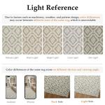 Beige Super Soft Shag 4x6 Living Room Rug