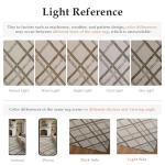 HUGEAR 4x6 Brown Shag Area Rug - Soft & Non-Slip