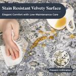 Vintage Farmhouse Boho 6ft Round Area Rug