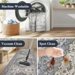 Vintage Farmhouse Boho 6ft Round Area Rug