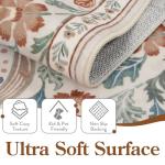 Moynesa Floral Washable 2x3 Non-Slip Rug
