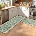 Floral Washable Runner Rug 2x3 - Non Slip