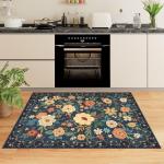 Boho Floral 2x3 Non-Slip Washable Rug