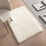 MATIIUI Fluffy Cream Rug Small 2x3 Area Rugs for Bedroom Living Room, Non-Slip Ultra Soft Area Rugs for Pet, Kids Room, Girls Room, Dorm, Study, Office, Entryway, Playroom, Easy Clean,Modern Carpet