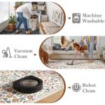 Moynesa Floral Washable 2x3 Non-Slip Rug