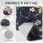 Boho Floral 2x3 Non-Slip Washable Rug
