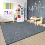 Chicrug Modern 3x5 Area Rugs for Bedroom Living Room, Memory Foam Low-plie Carpet Rug for Kids Playroom, Indoor Floor Rug for Bedside Dorm Dining Room Home Decor, Dark Blue and White
