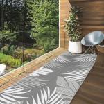 GENIMO 2.5' x 8' Waterproof Outdoor Runner Rug
