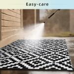 Favoyard 5x8 ft Waterproof Reversible Outdoor Rug