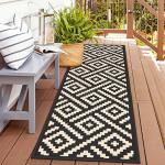 GENIMO Waterproof Reversible Outdoor Rug 2.5'x8