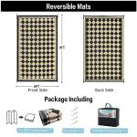 HUGEAR Waterproof Outdoor Rug for Patios 6x9