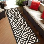 GENIMO Waterproof Reversible Outdoor Rug 2.5'x8