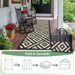 GENIMO Waterproof Reversible Outdoor Rug 2.5'x8