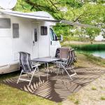 GENIMO 5' x 8' Waterproof Outdoor Reversible Rug