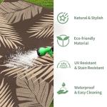 GENIMO 5' x 8' Waterproof Outdoor Reversible Rug