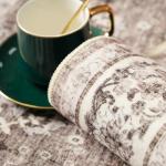 Beige Washable Oriental Hallway Runner Rug 2x6