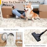 Cream Vintage Medallion Runner Rug 2x10