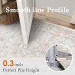 Vintage Washable 2x10 Runner Rug - Beige Grey