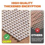 Jorvila Non-Slip Rug Pad Gripper 2x8 Feet, Anti Skid Mat for Kitchen Hallway Runner Rug, Keep Rugs in Position and Safe, Thick Cushioned Carpet Pad for Hardwood Floors Protection