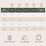 Lofus 8x10 Area Rug for Living Room,Green Washable Large Rugs with Non-Slip Backing,Soft Boho Carpets for Bedroom Dining Room Home Office Indoor Nursery