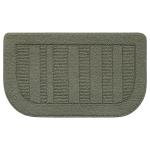 BEQHAUSE 30x18 Inch Kitchen Rug Mat Durable Kitchen Rugs Non-Slip Washable Absorbent Kitchen Mats for Floor Dirt-Resistant Semicircular Kitchen Mat (Green)