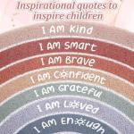 Drydiet Rainbow Doormat Welcome Door Mat Semi-Circular Area Rug with Inspirational Quote Boho Non-Slip Floor Front Doormat Resist Dirt Carpet for Girls Room Classroom 35.43"x17.72"(Neutral)