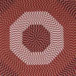 Better Trends Braided Rugs 6 Ft Octagonal Burgundy Stripe 100% Polypropylene Stain Resistant, Reversible, Indoor Utility Rug, Decor for High Traffic Areas Kitchen Entryway, Living Room Alpine