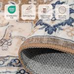 Lofus 5x7 Washable Vintage Boho Area Rug