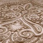 Modefa Luxury Velvet Prayer Rug with Prayer Beads | Soft Elegant Muslim Turkish Janamaz Sajada Carpet for Men and Women | Plain Solid Prayer Mat Ramadan Eid Gift - Paisley (Golden Beige)