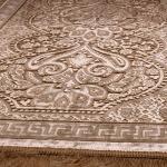 Modefa Luxury Velvet Prayer Rug with Prayer Beads | Soft Elegant Muslim Turkish Janamaz Sajada Carpet for Men and Women | Plain Solid Prayer Mat Ramadan Eid Gift - Paisley (Golden Beige)