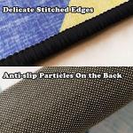 EPONGEKIT Area Rug Non-Slip Floor Mat Black and White Seamless Polka dot Pattern Indoor/Outdoor Living Room Kids Room Bedroom Carpet Runner, 47x63in