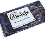 Modefa Prayer Rug - Luxury Velvet Muslim Prayer Rug with Tasbih Beads Soft Elegant Prayer Mat Meditation Mat - Plain Solid Turkish Prayer Matt Islam Ramadan Eid Gift - Paisley (Navy Blue)