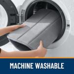 OLANLY Memory Foam Bath Mat 30x20, Super Soft Absorbent Bathroom Rugs, Quick Dry, Machine Washable Shower Floor Rugs, Bathmat Carpet, Bathroom Home Decor Accessories, Grey