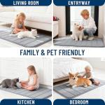 OLANLY Memory Foam Bath Mat 30x20, Super Soft Absorbent Bathroom Rugs, Quick Dry, Machine Washable Shower Floor Rugs, Bathmat Carpet, Bathroom Home Decor Accessories, Grey