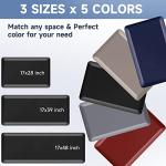 4/5 Inch Thick Kitchen Mats for Floor, StepRite Kitchen Rug for Standing Desk, Non-Slip, Thicker, Stain Resistant, Water Resistant, Comfort Anti Fatigue Floor Mat for Home, Kitchen, Office - Black