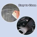 EPONGEKIT Area Rug Non-Slip Floor Mat Black and White Seamless Polka dot Pattern Indoor/Outdoor Living Room Kids Room Bedroom Carpet Runner, 47x63in