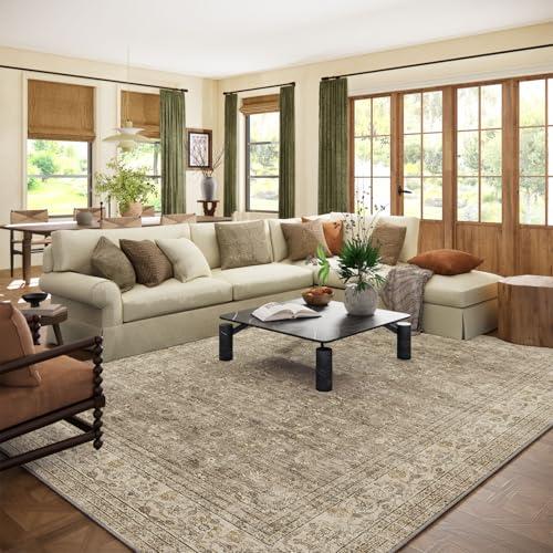 Machine Washable Boho Area Rug 8x10