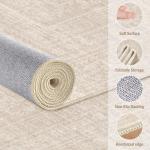Beige Vintage 5x7 Washable Area Rug