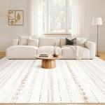 Washable Boho 5x7 Area Rug for Any Room