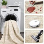 Washable Runner Rug 2x8 Runners for Hallways，Vintage Kitchen Runner Rugs with Non-Slip Backing Hallway Runner Rugs,Ultra-Thin Carpet for Bedroom, Entryway,Bathroom,Laundry Room