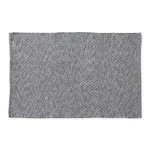DII Woven Recycled Yarn Rag Rug Collection Miniature Diamonds, 2x3', Gray