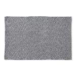 DII Woven Recycled Yarn Rag Rug Collection Miniature Diamonds, 2x3', Gray